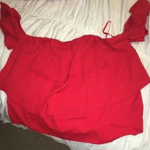 Medium off the shoulder with sleeve tops